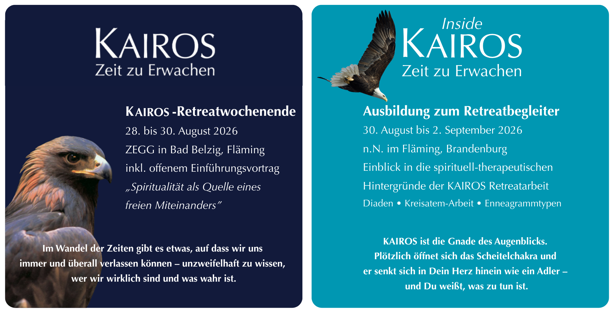 KAIROS-Retreat im ZEGG & Ausbildung zum Retreatbegleiter